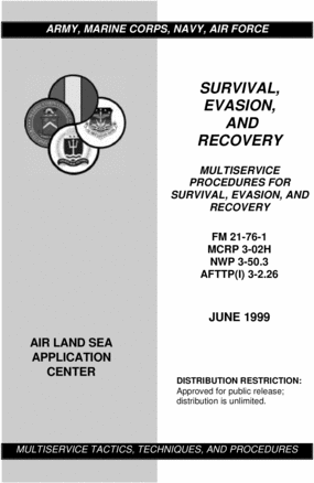 Product picture US Military survival manual SURVIVAL, EVASION, AND RECOVERY